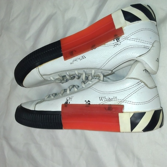 OFF-WHITE VULCANIZED SOUL SNEAKERS WOMEN'S SIZE 5 AND 1/2 EURO SIZE 36 - Picture 4 of 12